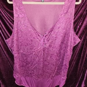 Body suit-Lace up front